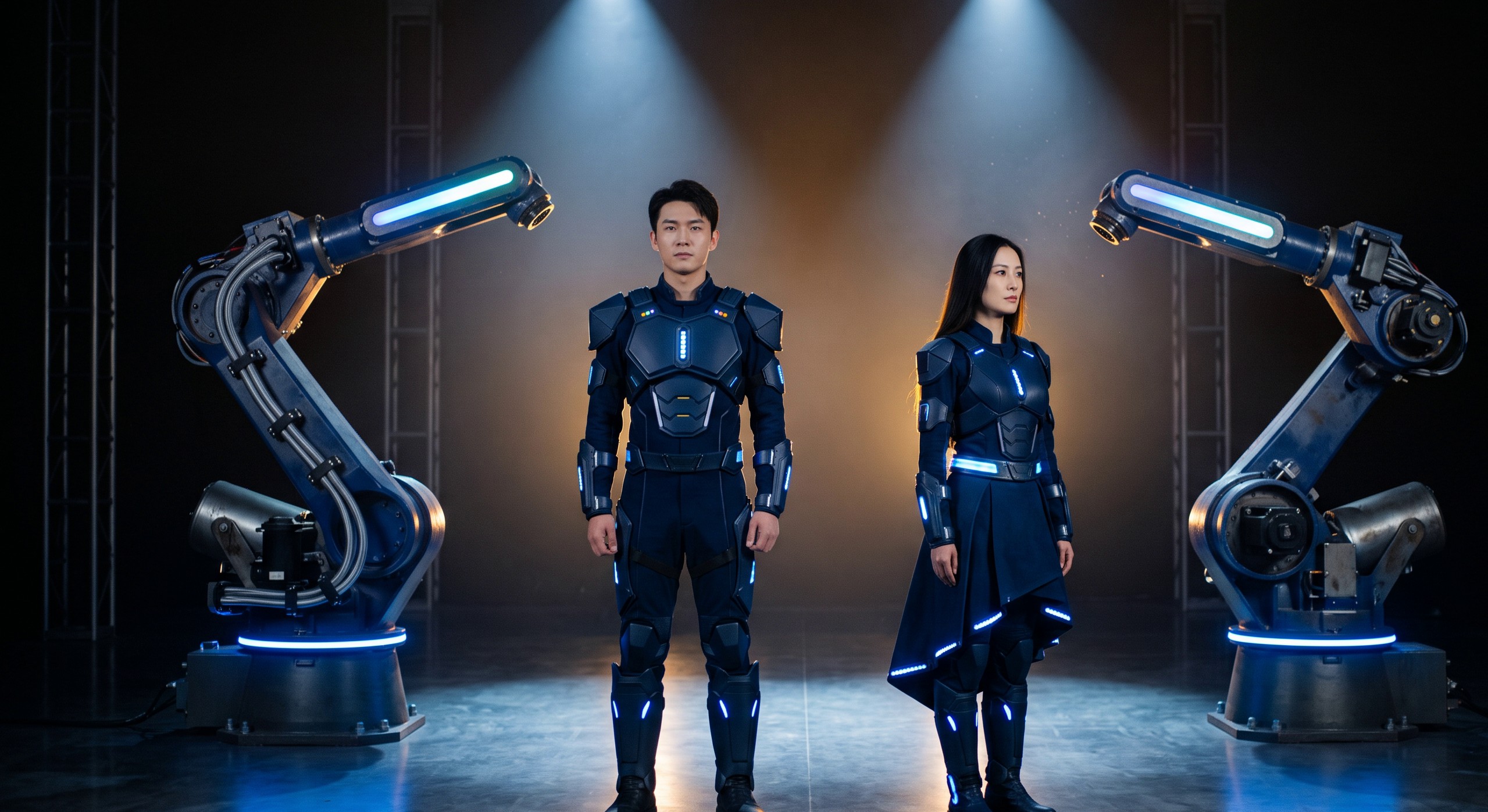 机械臂舞台演出概念图 / Robotic Stage Concept